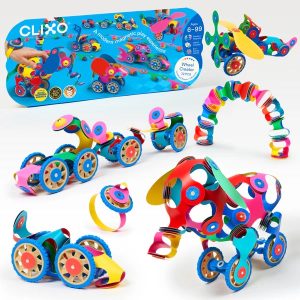 Clixo Wheel Creator Pack 72 piece magnetic building set UAE